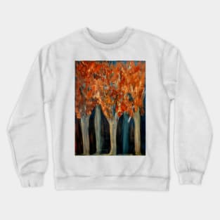metallic forest Crewneck Sweatshirt